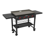 Nexgrill 720-0786 4-Burner Propane Gas Grill in Black with Griddle Top Guide d'installation