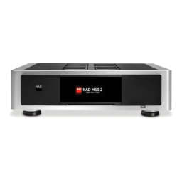 NAD M50.2 Digital Music Player Manuel utilisateur | Fixfr