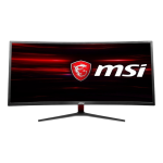 MSI Optix MAG341CQ monitor Manuel utilisateur