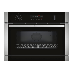 Neff C1APG64N0 Micro ondes encastrable Manuel du propriétaire | Fixfr