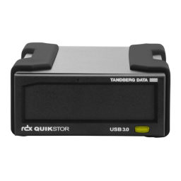 Manuel d'utilisation RDX QuikStor - Overland Tandberg | Fixfr