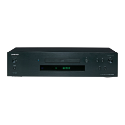 ONKYO BD-SP809 Manuel utilisateur | Fixfr