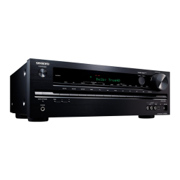 ONKYO TX-NR535 Manuel utilisateur | Fixfr