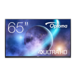 Optoma 5652RK Creative Touch 5-Series 65&quot; premium interactive flat panel display Manuel du propri&eacute;taire