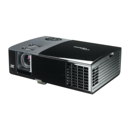 Optoma EP752 Manuel Utilisateur | Support IA & PDF | Fixfr