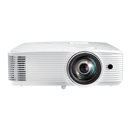 Optoma H116ST Manuel utilisateur | Fixfr