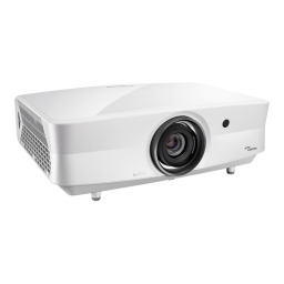 Optoma UHZ65LV Bright 4K UHD Laser Projector  Manuel du propriétaire | Fixfr