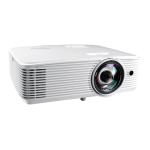 Optoma W309ST projector Manuel utilisateur