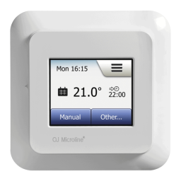 OJ Electronics OWD5 Touch thermostat Manuel utilisateur | Fixfr