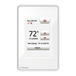 OJ Electronics UDG4 Touch thermostat Manuel utilisateur