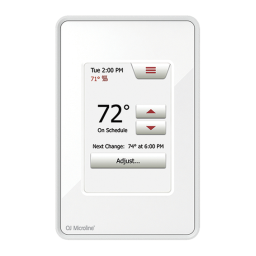 OJ Electronics UDG4 Touch thermostat Manuel utilisateur | Fixfr