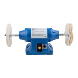 Power Fist 8656860 8 in. Variable-Speed Bench-Mount Buffer Manuel utilisateur | Fixfr
