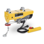 Powerplus POWX903 HOIST 1300W 400/800KG Manuel du propri&eacute;taire