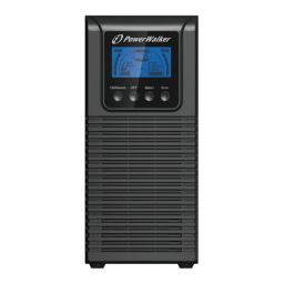 PowerWalker VFI 1000 TGS UK Guide de démarrage rapide | Fixfr