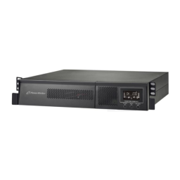 PowerWalker VFI 1000 RMG PF1 Guide de démarrage rapide | Fixfr