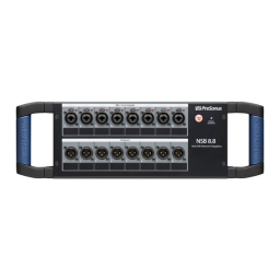 PRESONUS NSB 16.8 16x8 AVB-networked Stage Box Manuel du propriétaire | Fixfr