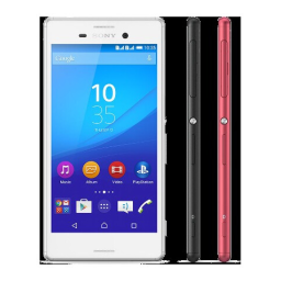 Sony Xperia M4 Aqua Dual Manuel utilisateur | Fixfr