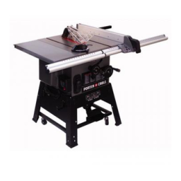 Porter-Cable PCB270TS Saw Manuel utilisateur | Fixfr