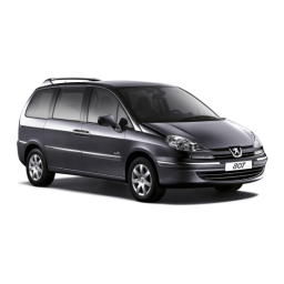 Peugeot 807 Manuel utilisateur | Fixfr