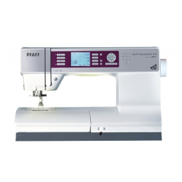 Pfaff EXPRESSION LINE Manuel utilisateur | Fixfr