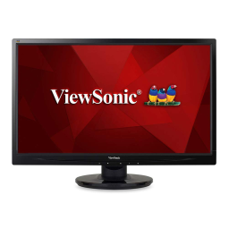 ViewSonic VA2446m-LED-S MONITOR Mode d'emploi | Fixfr