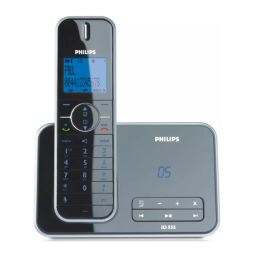 Philips ID555 Manuel utilisateur | Fixfr