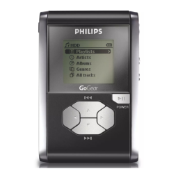 Philips HDD060 Manuel utilisateur | Fixfr