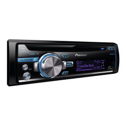 Pioneer DEH-X9600BT/X8600BT: Mode d'emploi + AI Chat | Fixfr