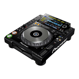 Pioneer CDJ-2000NXS Manuel utilisateur | Fixfr