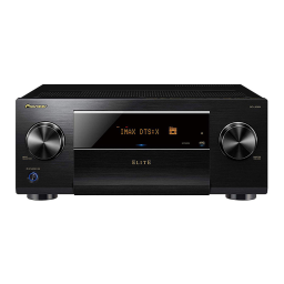 Pioneer SC-LX904 Manuel utilisateur | Fixfr