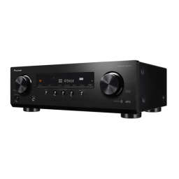 Pioneer VSX-834 AV Receiver Manuel utilisateur | Fixfr