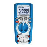 PeakTech P 3441 TrueRMS digital multimeter 60,000 counts Manuel du propri&eacute;taire