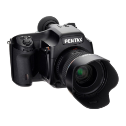 Pentax Série 645D Mode d'emploi | Fixfr