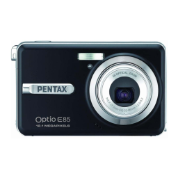 Pentax optio e85 Manuel du propriétaire | Fixfr