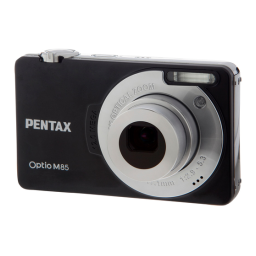 Pentax Optio M85 Manuel du propriétaire | Fixfr