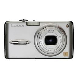 Panasonic Lumix DMC-FX01 Manuel du propriétaire | Fixfr