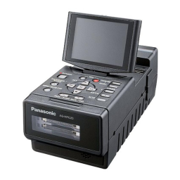 Panasonic AG-HPG20P/E : Mode d'emploi + Chat IA | Fixfr