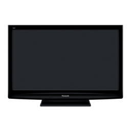Panasonic TXP42C2E Manuel du propriétaire | Fixfr