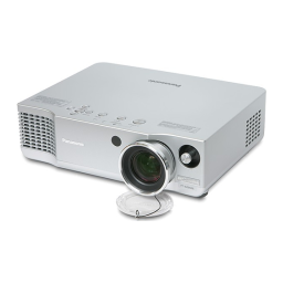 Panasonic PT-AE900E Manuel utilisateur | Fixfr