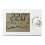Vimar 01911 Lever key timer-thermostat white Installation manuel