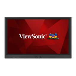 ViewSonic IFP6560 DIGITAL SIGNAGE Mode d'emploi | Fixfr