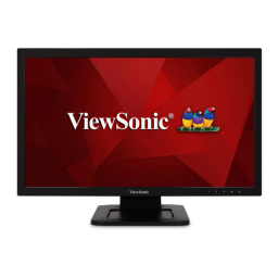 ViewSonic TD2210-S TOUCH DISPLAY Mode d'emploi | Fixfr