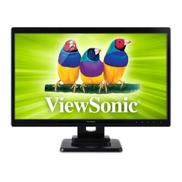 ViewSonic TD2420 MONITOR Mode d'emploi | Fixfr