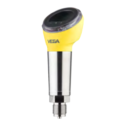 Vega VEGABAR 39 Pressure sensor with switching function Manuel utilisateur | Fixfr