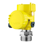 Vega VEGABAR 82 Pressure transmitter with ceramic measuring cell Operating instrustions