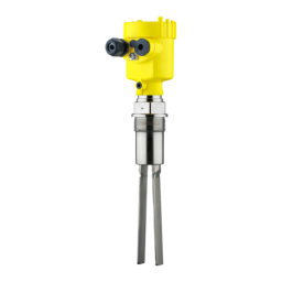 Vega VEGAWAVE 61 Vibrating level switch for powders Mode d'emploi | Fixfr