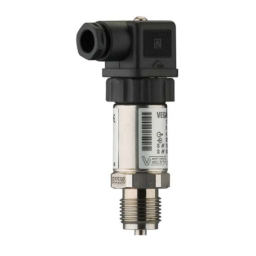 Vega VEGABAR 17 Process pressure transmitter with metallic measuring cell Manuel utilisateur | Fixfr