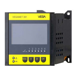 Vega VEGAMET 391 Controller and display instrument for level sensors Operating instrustions | Fixfr