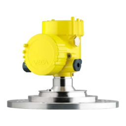 Vega VEGAPULS 69 Radar sensor for continuous level measurement of bulk solids Operating instrustions | Fixfr