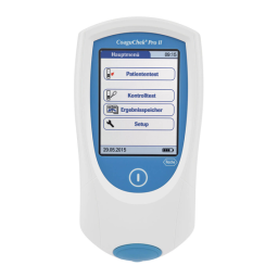 Roche CoaguChek Pro II Manuel utilisateur | Fixfr